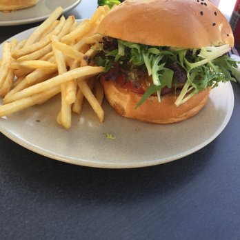 Hungry Goat - American Classic Burger, super tasty! The bun has the right amount of toast to compliment everything in between - Cafes Near Me - Marrickville, NSW