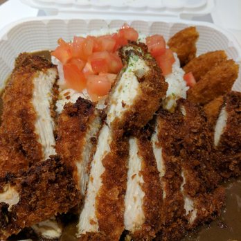 i-Tea - Curry Chicken Katsu with rice and croquettes (potato cakes) - $9.50 - Bubble Tea Near Me - Fremont, California i-Tea - Curry Chicken Katsu with rice and croquettes (potato cakes) - $9.50 - Bubble Tea Near Me - Fremont, California