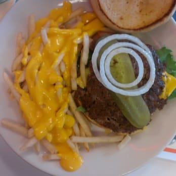 Steak ’n Shake - The Original Double n' Cheese with cheese fries - Burgers Near Me - Morrow, Georgia Steak ’n Shake - The Original Double n' Cheese with cheese fries - Burgers Near Me - Morrow, Georgia