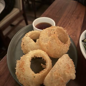 Uchi Houston - Onion Tempura Ring - Sushi Bars Near Me - Houston, Texas Uchi Houston - Onion Tempura Ring - Sushi Bars Near Me - Houston, Texas