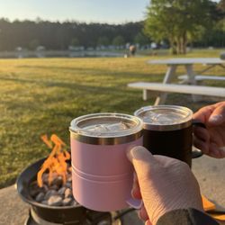 North River Campground - Coffee on a beautiful morning