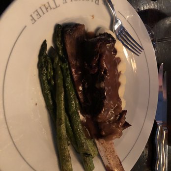 The Bicycle Thief - Short ribs, asparagus, and the creamiest mashed potatoes ever - Italian Near Me - Halifax, Nova Scotia