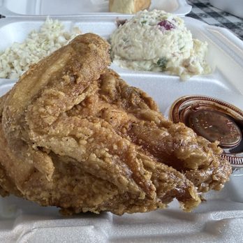 Slappy's Chicken - Half upper with sauce on side - Chicken Shop Near Me - Winston-Salem, North Carolina Slappy's Chicken - Half upper with sauce on side - Chicken Shop Near Me - Winston-Salem, North Carolina