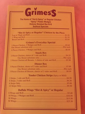 Menu photo 5 Grimes's Lexington, KY