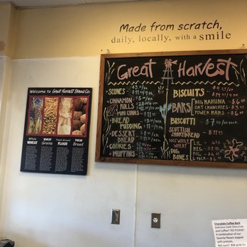 Great Harvest Bread - Menu - Bakeries Near Me - Burke, Virginia Great Harvest Bread - Menu - Bakeries Near Me - Burke, Virginia