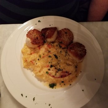 Mel's at 22 - Lobster Risotto with huge sea scallops - Bars Near Me - Cooperstown, New York