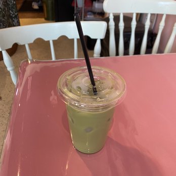 The Littlest Bake Shop - Matcha latte with oat milk SO good - Bakeries Near Me - Kansas City, Missouri