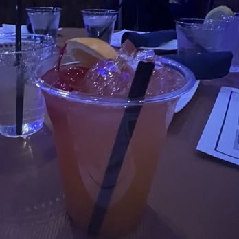 Par 440 Restaurant And Lounge - a drink in a plastic cup - New American Near Me - Short Hills, New Jersey