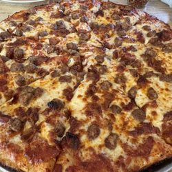 Mickey's Pizza - 16" large pizza with sausage, pepperoni, and bacon