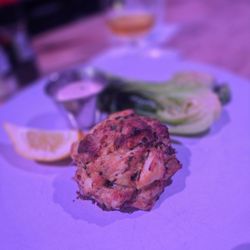Frisco and The Reckless Shepherd - Crabcake and bok choy