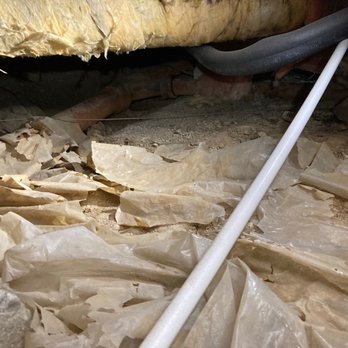 Attic Cleaning Services - Before: Crawl Space - Insulation Installation Near Me