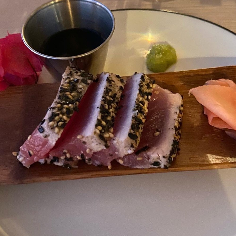 Chef Timothy James - Furikake-crusted seared ahi - Personal Chefs Near Me