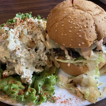 Adventures Pub & Spirits - Portobello Eggplant Stacker - Vegetarian - Pubs Near Me - Biloxi, Mississippi