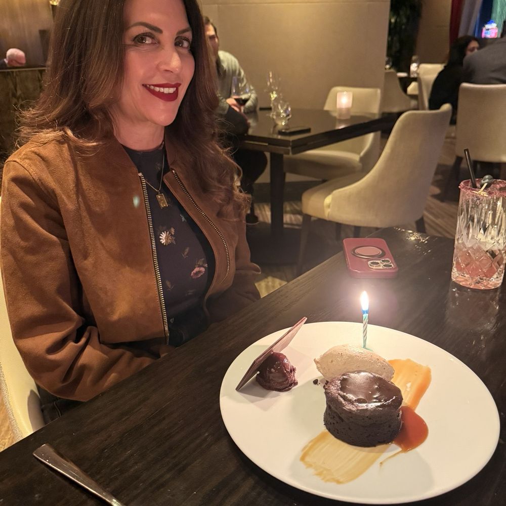 Scarpetta - My beautiful wife enjoying dessert - Italian Near Me - Las Vegas, Nevada Scarpetta - My beautiful wife enjoying dessert - Italian Near Me - Las Vegas, Nevada