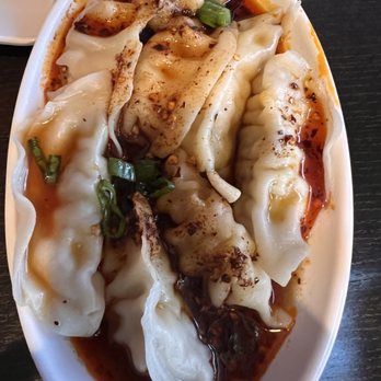 Asian Noodle - Dumpling With Spicy sauce(pork) - Noodles Near Me - Madison, Wisconsin