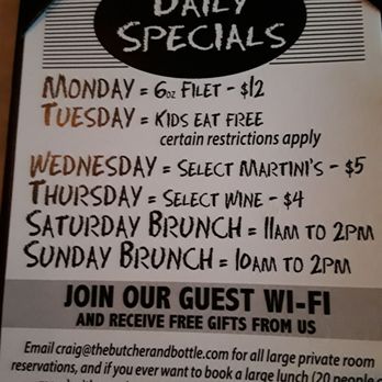 B&B Tavern - Daily specials as of 09/25 - New American Near Me - Canton, Georgia B&B Tavern - Daily specials as of 09/25 - New American Near Me - Canton, Georgia