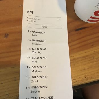 Howlin' Ray's - our order - the lady forgot the solo wing - hot... o well - Southern Near Me - Los Angeles, California