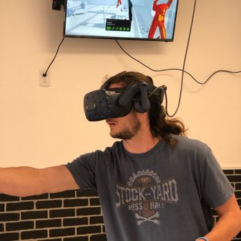 Clevr Escape - Game shown here is called Super Hot - Virtual Reality Centers Near Me - Visalia, California