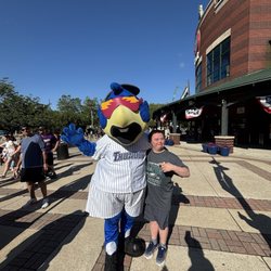 Trenton Thunder Baseball - Yessir  let's go boomer is his name