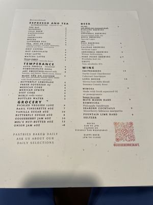Menu photo 5 Gooseberries Kafe San Diego, CA