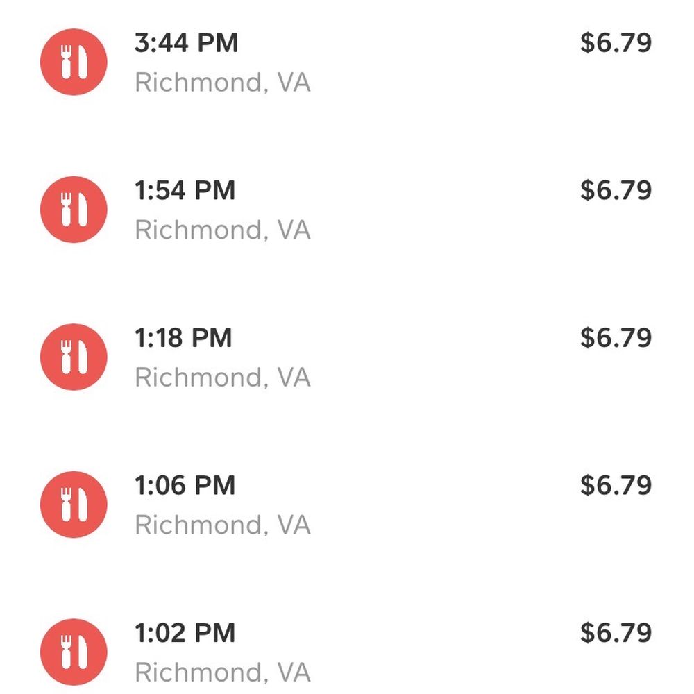 Lung Wah Carry-Out - All the unauthorized charges from them - Chinese Near Me - Richmond, Virginia