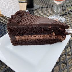 Hummingbird Creek Farms - What can I say! Chocolate cake with chocolate mousse