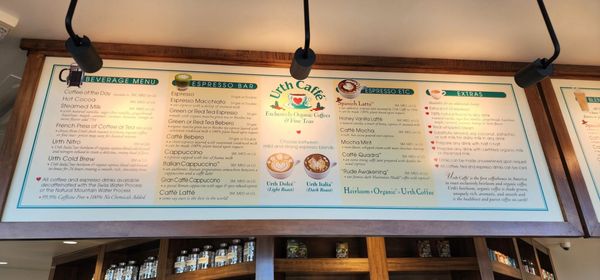 Menu photo 7 Urth Caffe Henderson, NV