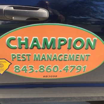 Champion Pest Management - Service vehicle logo - Pest Control Near Me - North Charleston, South Carolina Champion Pest Management - Service vehicle logo - Pest Control Near Me - North Charleston, South Carolina