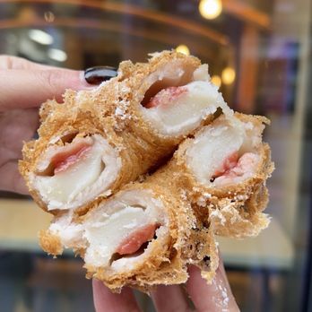 Papa d’Amour - Taro Mochi Lace Batter Donut - Bakeries Near Me - New York, New York Papa d’Amour - Taro Mochi Lace Batter Donut - Bakeries Near Me - New York, New York