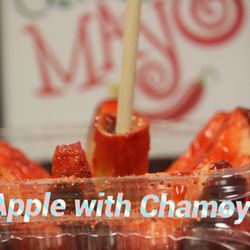 Cinco De Mayo Raspados Fruits and More - Apple with Chamoy