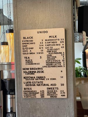 Menu photo 6 Unido Panama Coffee Roasters Washington, DC, DC Menu photo 6 Unido Panama Coffee Roasters Washington, DC, DC