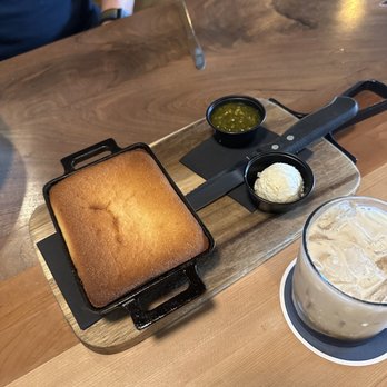 Thompson & Co - Cornbread shareable - New American Near Me - Ypsilanti, Michigan Thompson & Co - Cornbread shareable - New American Near Me - Ypsilanti, Michigan