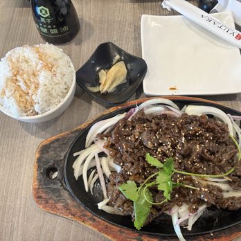 Yutaka Japanese Restaurant - Sizzling Beef Teriyaki - lunch - Ramen Near Me - Phoenix, Arizona