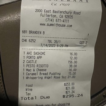 Summit House - The tab - Steakhouses Near Me - Fullerton, California Summit House - The tab - Steakhouses Near Me - Fullerton, California