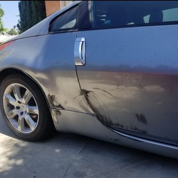 X Designs 833 - Random dent my car had one day (before Xtreme Designs Auto) - Body Shops Near Me - Montebello, California