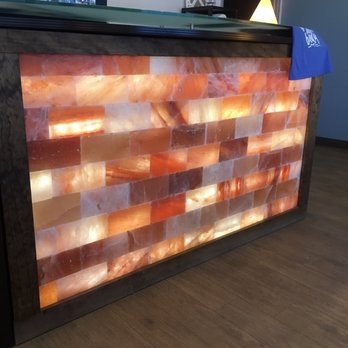 True REST Float Spa - Himalayan Salt Brick desk - Float Spa Near Me - Tempe, Arizona