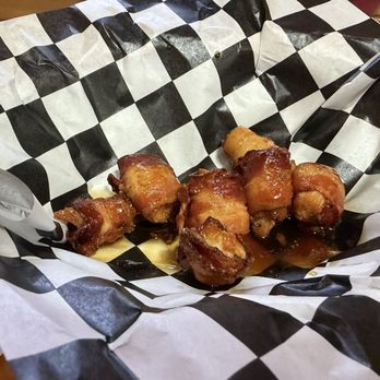 Big Al's Tavern - Big AL bites so good chicken wrapped and bacon drizzled with a slightly spicy maple syrup. - Bars Near Me - Errol, New Hampshire Big Al's Tavern - Big AL bites so good chicken wrapped and bacon drizzled with a slightly spicy maple syrup. - Bars Near Me - Errol, New Hampshire