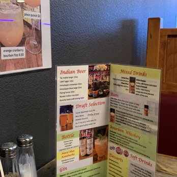 India House - Large alcohol and drink menu. They have options and variety! - Indian Near Me - Spokane, Washington India House - Large alcohol and drink menu. They have options and variety! - Indian Near Me - Spokane, Washington