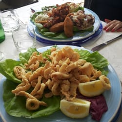 Mediterraneo - Frittura di calamari ed antipasto alla cilentana