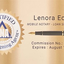Lenora Eckert Mobile Notary Services
