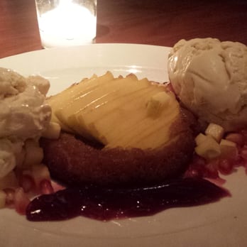 Chambers - Apple crumble with maple ice cream (a bit hard for the crumble - sticks together rather crumbling) - New American Near Me - San Francisco, California Chambers - Apple crumble with maple ice cream (a bit hard for the crumble - sticks together rather crumbling) - New American Near Me - San Francisco, California