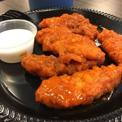 The HAWC Cafe - Buffalo chicken tenders...