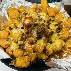 Just Winging It At Cain’s - Loaded tots
