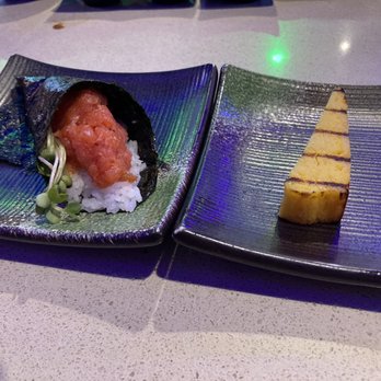 Here Fishy Fishy - Spicy tuna hand roll and egg - Sushi Bars Near Me - Los Angeles, California