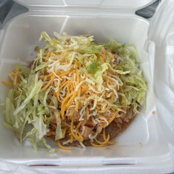 El Rancheros Mexican Food - chicken tostada - Fast Food Near Me - Modesto, California El Rancheros Mexican Food - chicken tostada - Fast Food Near Me - Modesto, California