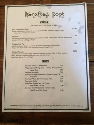 Menu photo 6 The Grafted Root Eatery Grand Blanc, MI