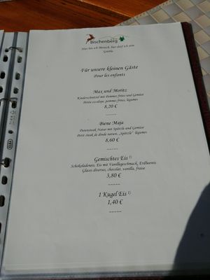 Menu photo 5 Gaststätte Bischenberg Sasbachwalden, BW