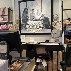 Soma - Artwork behind the register.
