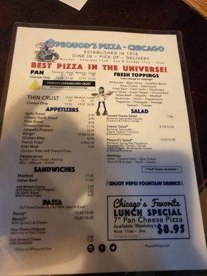 Menu photo 2 Pequod's Pizza Chicago, IL Menu photo 2 Pequod's Pizza Chicago, IL