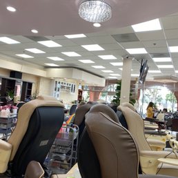 Inside of the salon. Inside of the salon.